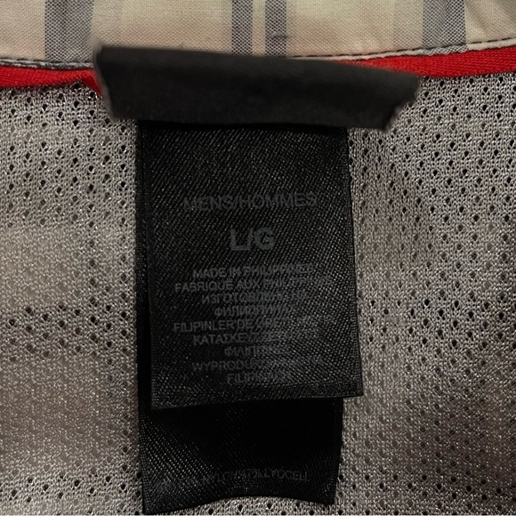 The North Face Men Button Up Shirt Large Gray Plaid Short Sleeve Pockets Collar - Picture 4 of 6